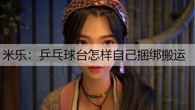 乒乓球台怎样自己捆绑搬运
